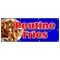Signmission Poutine Fries Banner Heavy Duty 13 Oz Vinyl with Grommets Single Sided B-96 Poutine Fries - alternate 1